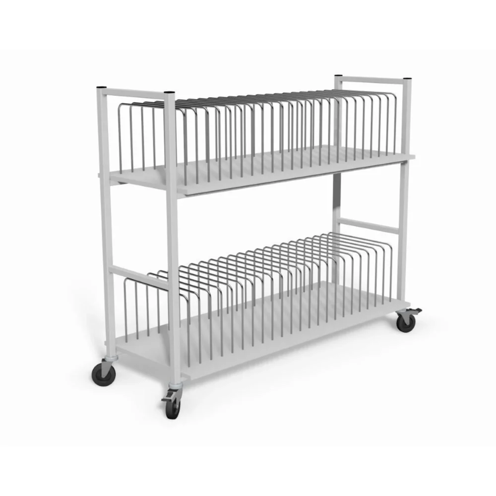 A2folder Racks A2/ A3 Folder Storage Rack - Two Tier Fitted w/ Castors - Nortek ...