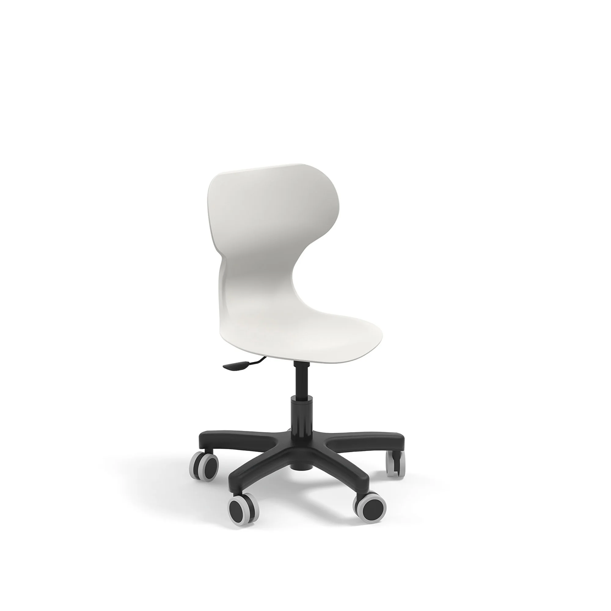 Chairs with Wheels for Teacher in White