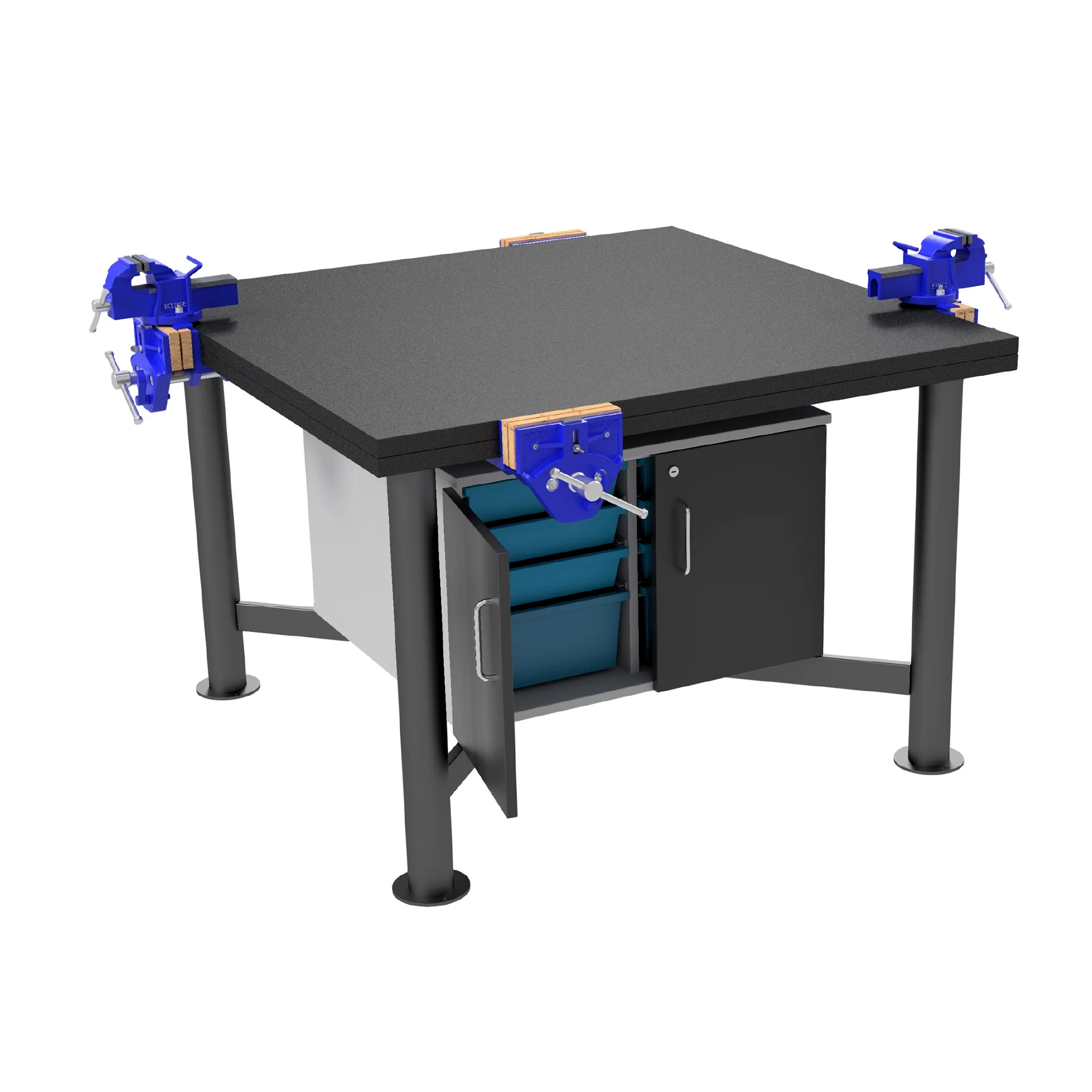 Fixed Storage Vice Rack with 3 Drawers - Image 3