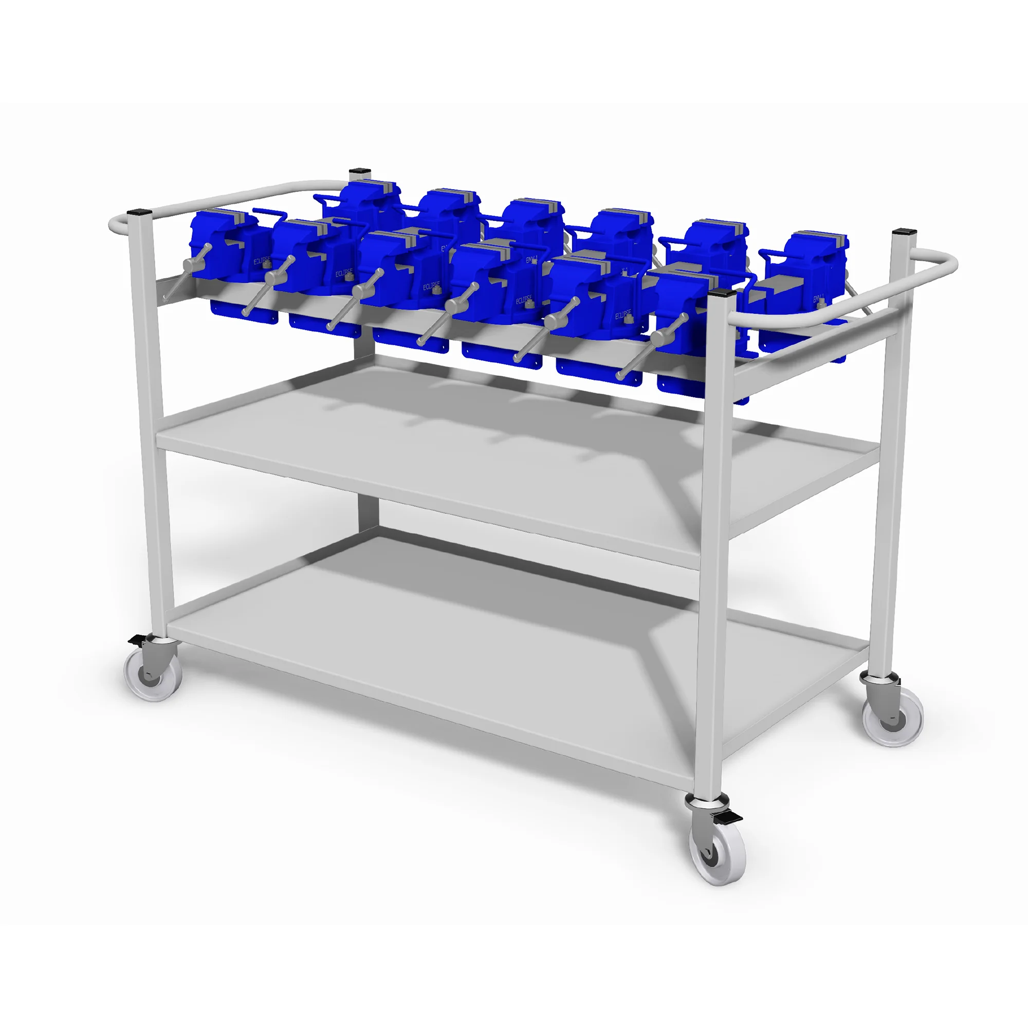Vice Transport Trolley with 2 Shelves