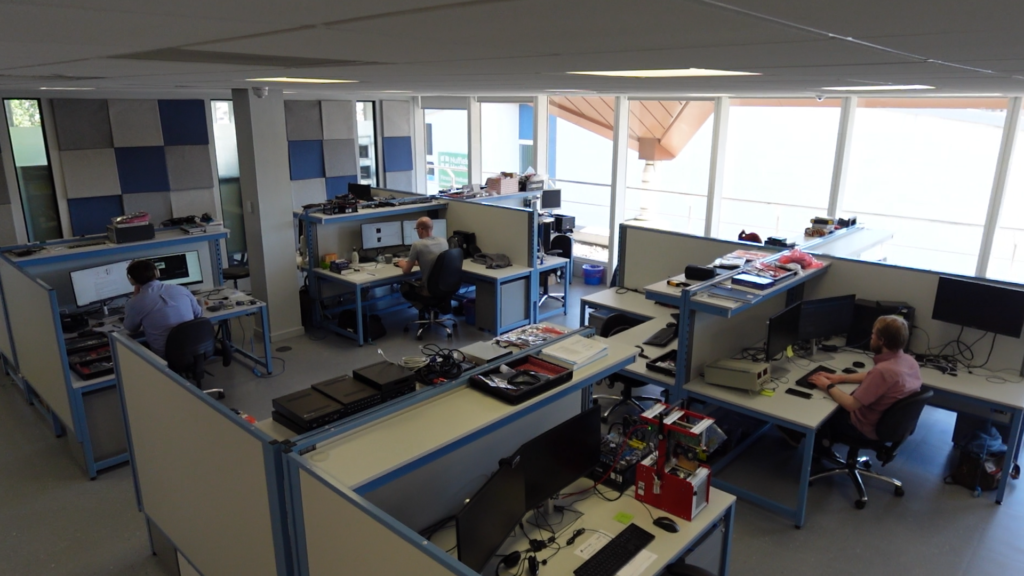 Alpha Data's original Nortek ESD workbench installation from 2019 — returned client project